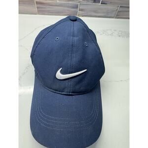 Nike Hat Cap Adult Blue Strap Back Legacy91 Lightweight Running Fitness Tennis